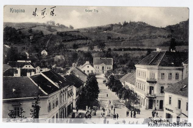 Krapina.-Gajev-Trg_imagelarge-kultura_BW_veliki